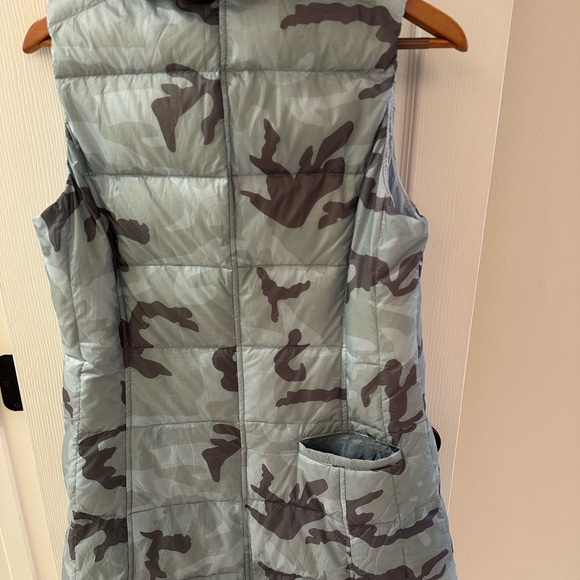 Anorak lightweight insulated long vest size M. Blue camo - Picture 4 of 5